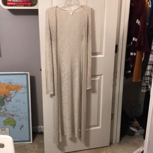 Long off white cardigan
